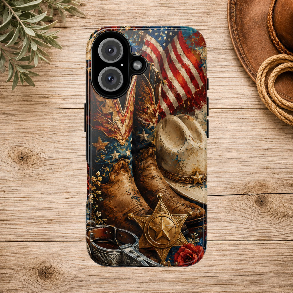 Patriotic Cowgirl Phone Case