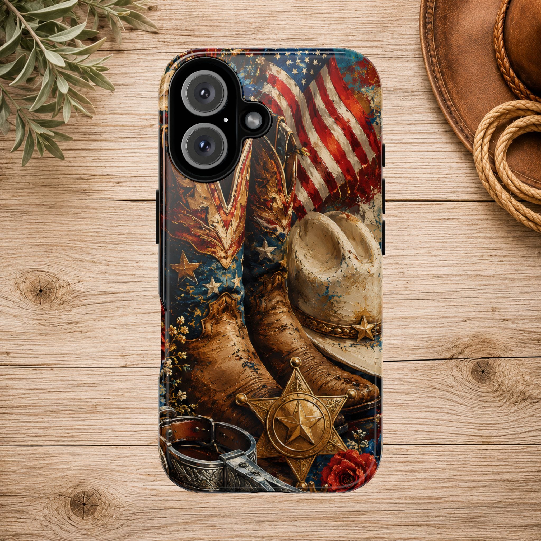 Patriotic Cowgirl Phone Case