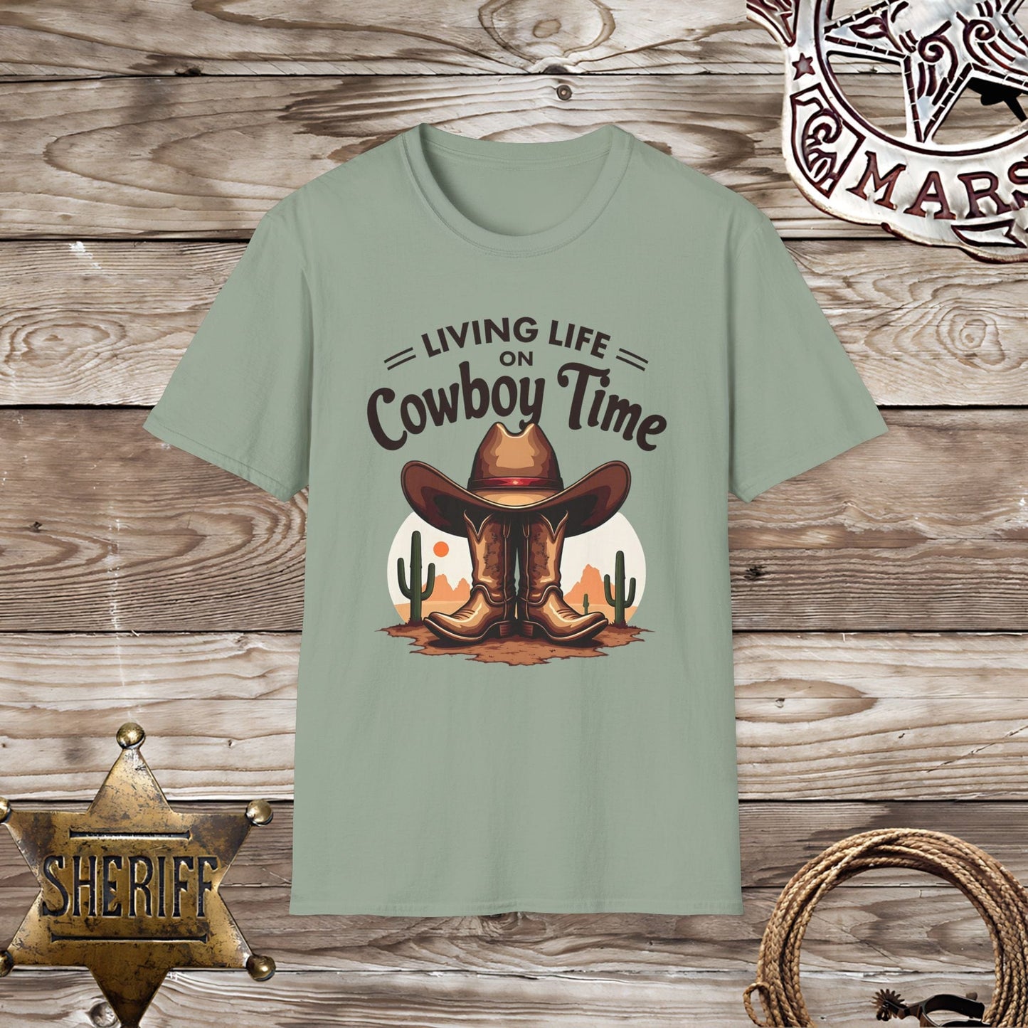 Softstyle  Unisex T-Shirt -Living Life Country Time