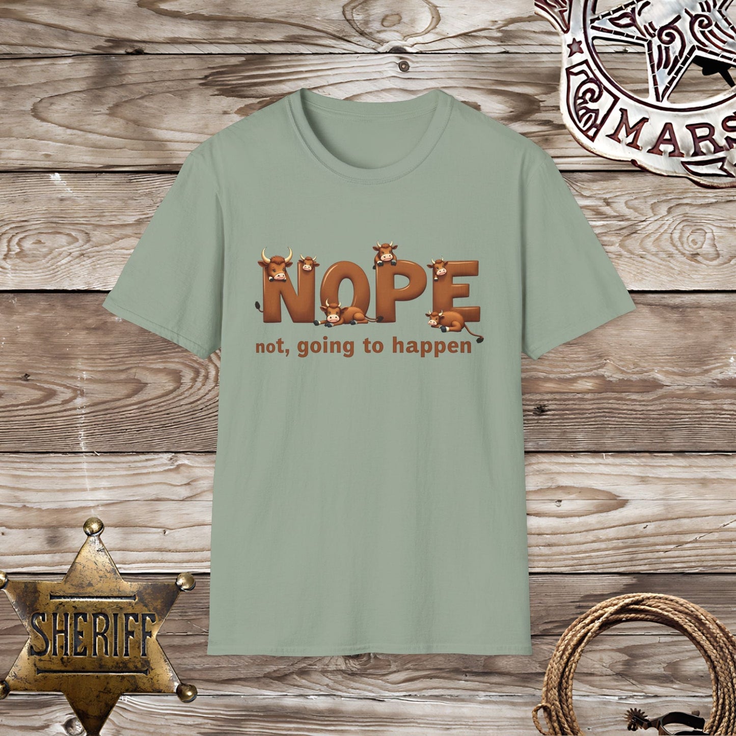 Softstyle Unisex T-Shirt- NOPE