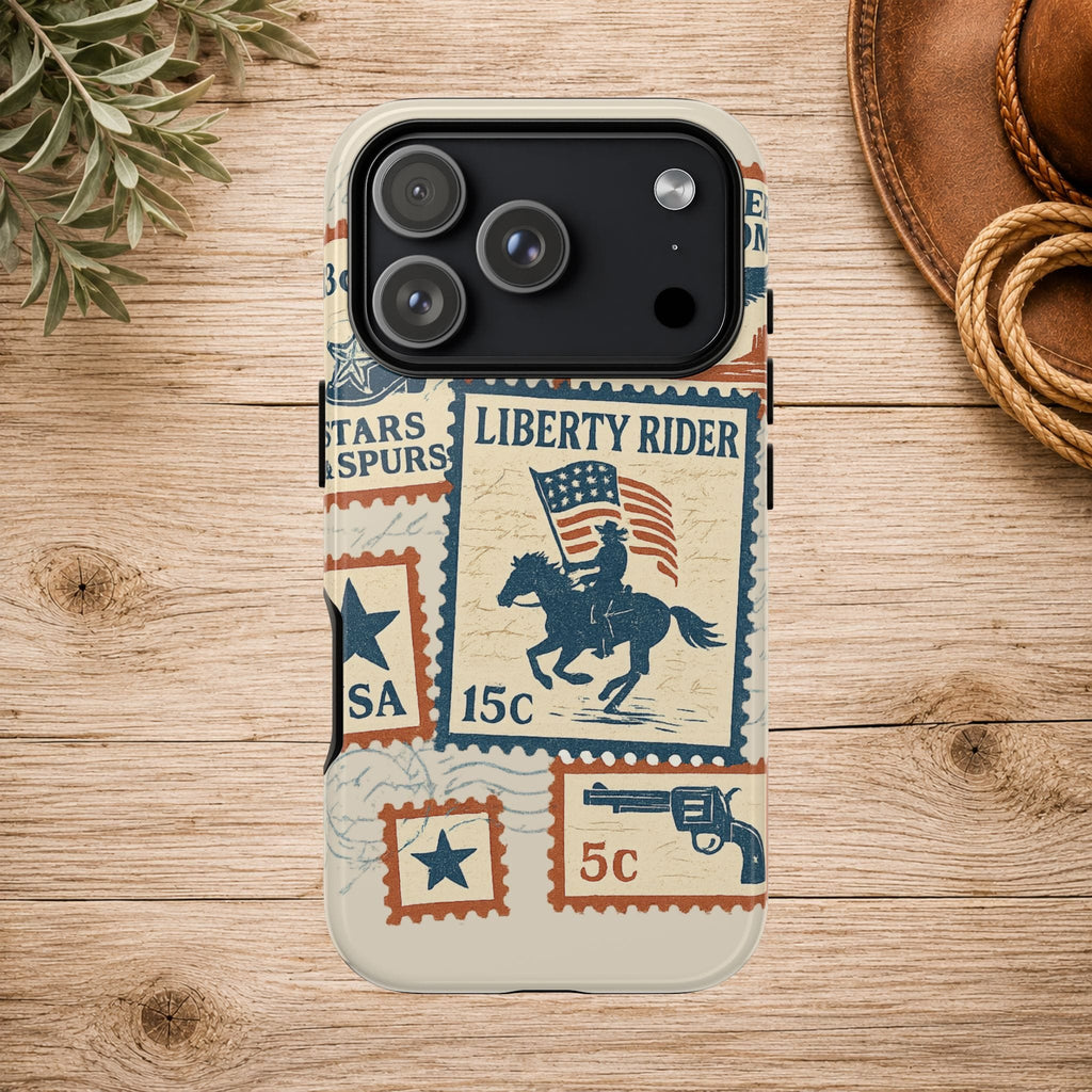 Liberty Rider Vintage Western Patriotic Phone Case