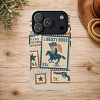 Liberty Rider Vintage Western Patriotic Phone Case
