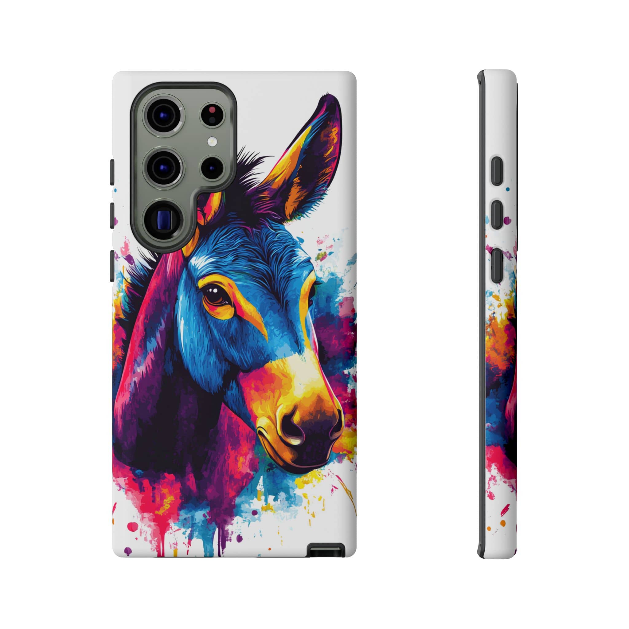 Color Splash Donkey Phone Case