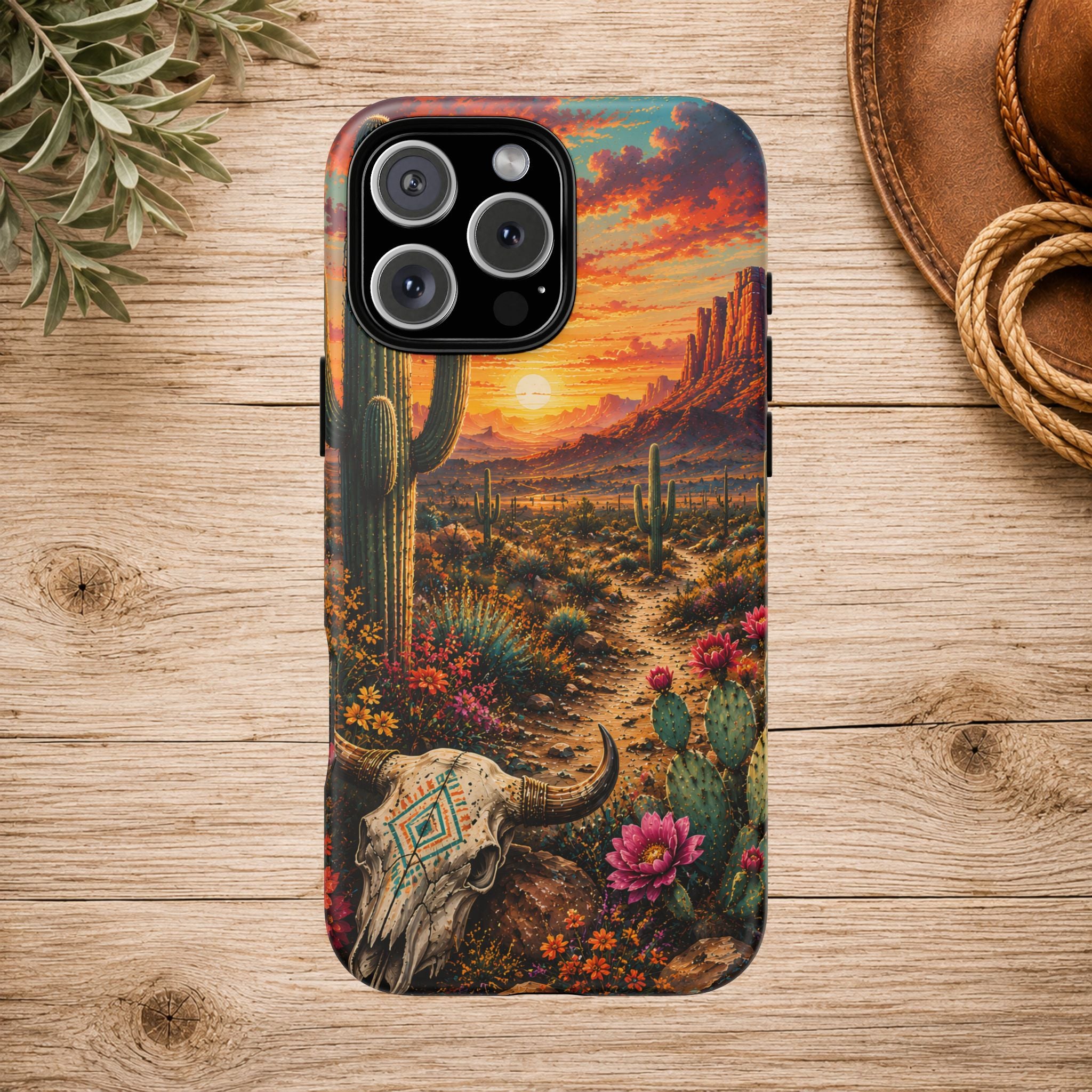Southwest Desert Sunset Phone Case