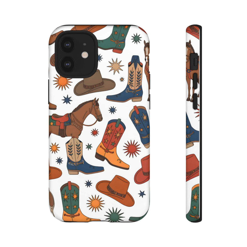 Cowboy Boots, Hats & Horses Phone Case