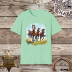 Galloping Horses-T-Shirt