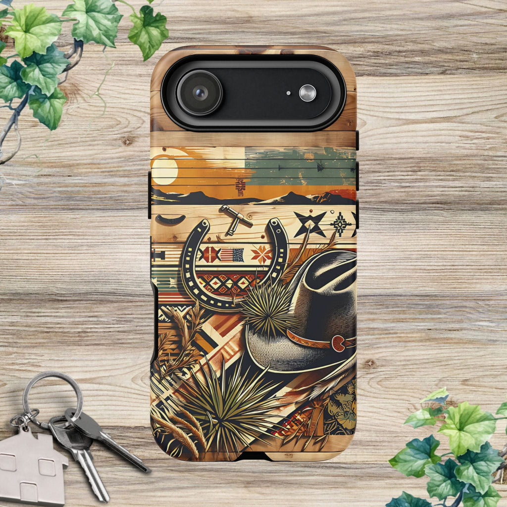 Hat and Horseshoes -Phone Case