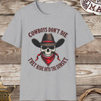 Cowboys Don't Die  Skull-T-Shirt
