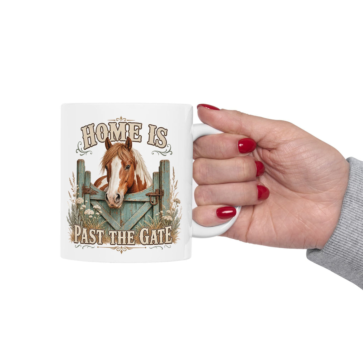 Home Is Past the Gate Mug