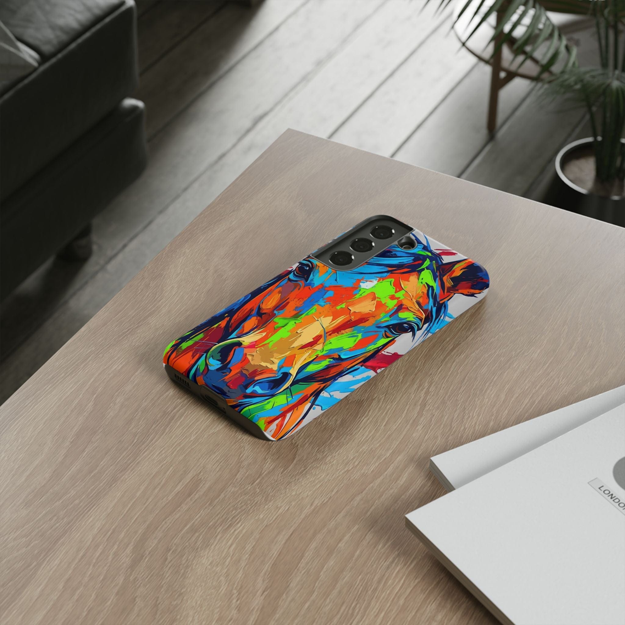 Colorful Abstract Horse Phone Case