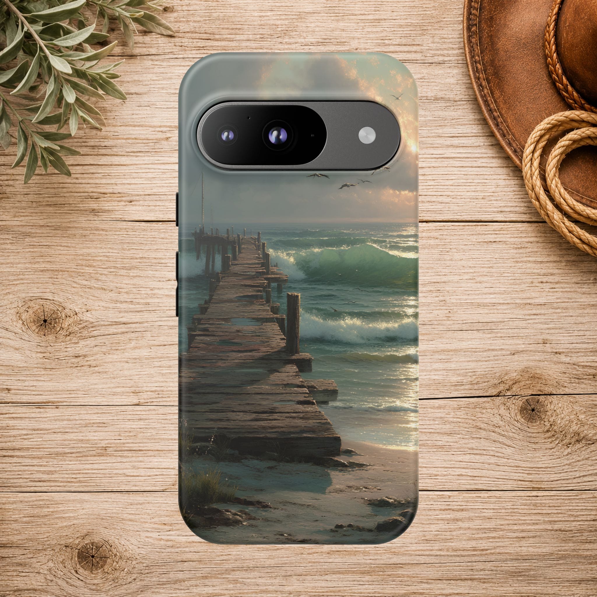 Wooden  Seaside Pier Phone Case