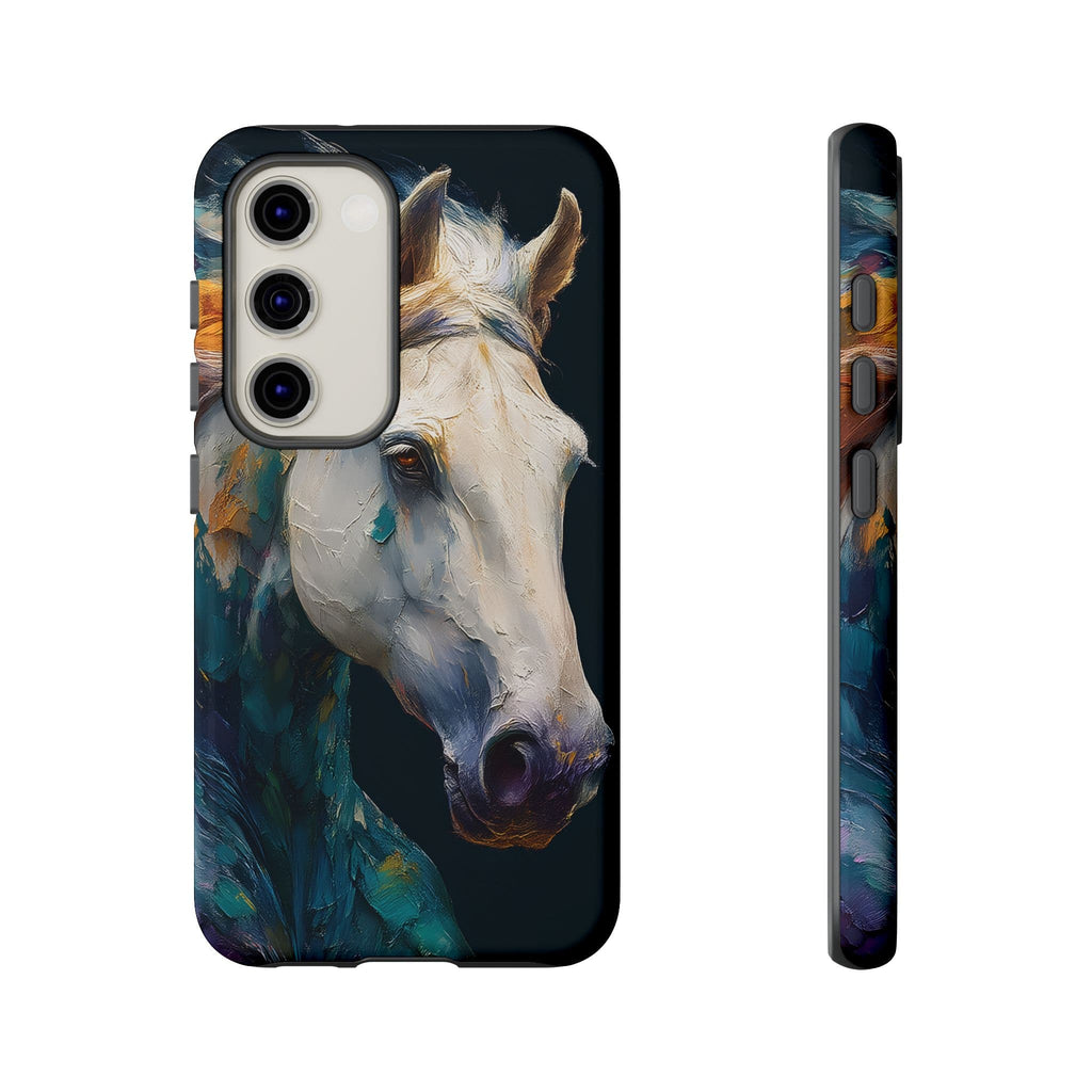 White Horse Art Phone Case