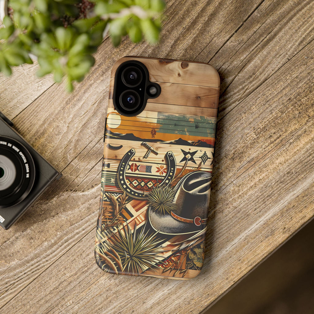 Hat and Horseshoes -Phone Case