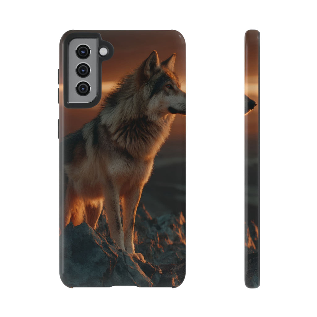 Wolf Sunset Phone Case