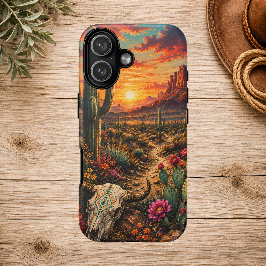 Southwest Desert Sunset Phone Case