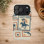 Liberty Rider Vintage Western Patriotic Phone Case