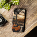 Guitar in a Wet Field -Phone Case