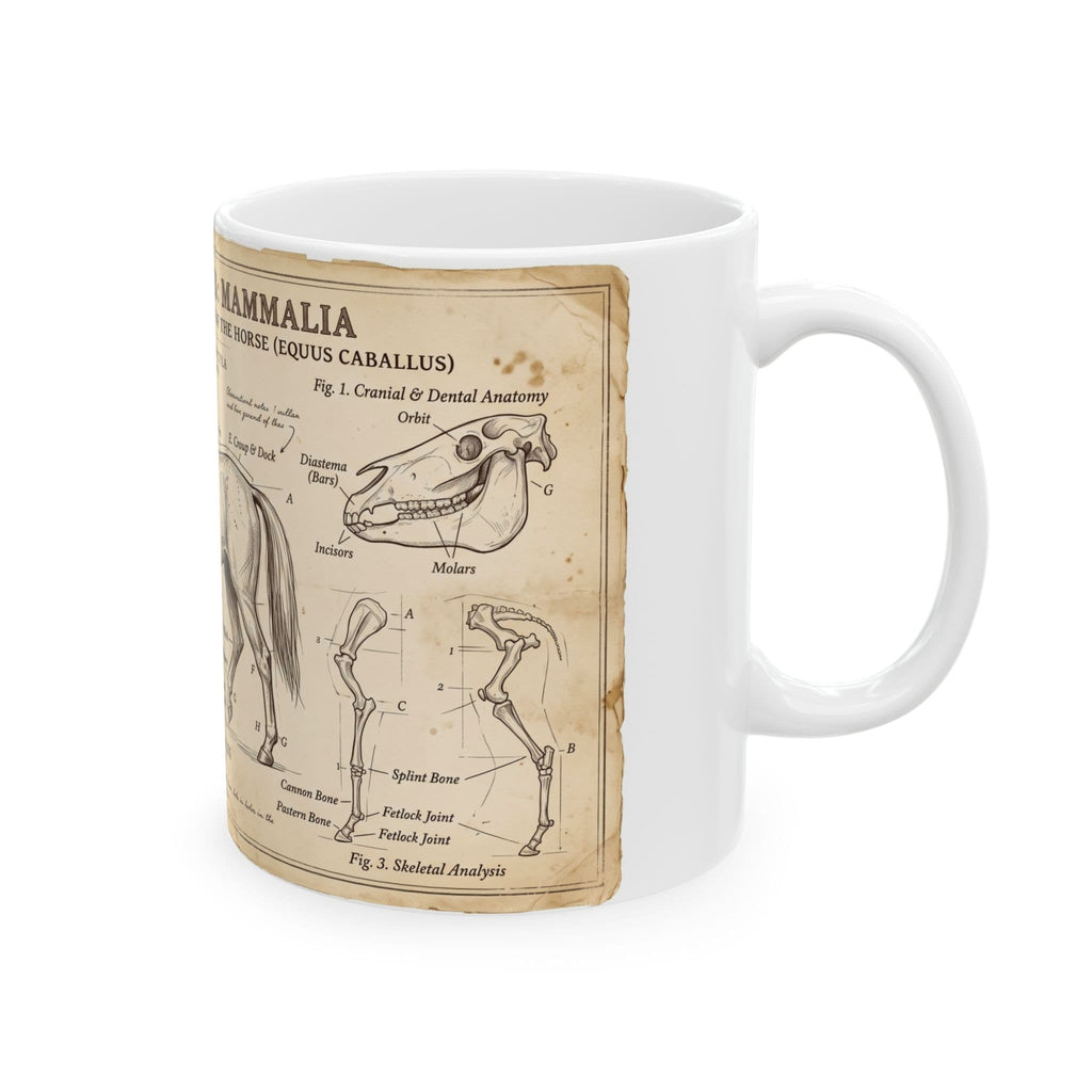 Vintage Horse Anatomy Coffee Mug