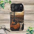 Guitar in a Wet Field -Phone Case