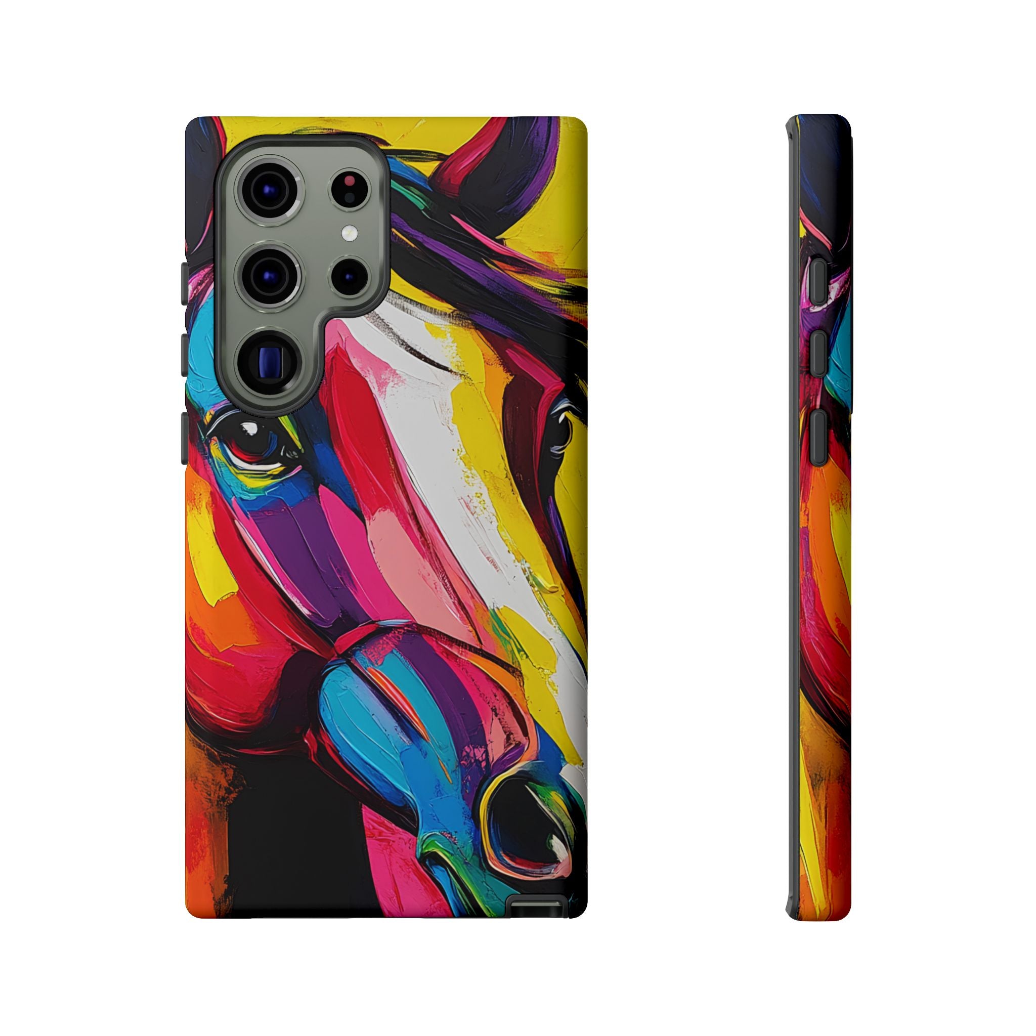 Abstract Colorful Horse Phone Case