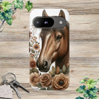 Painted Horse & Roses – Phone Case
