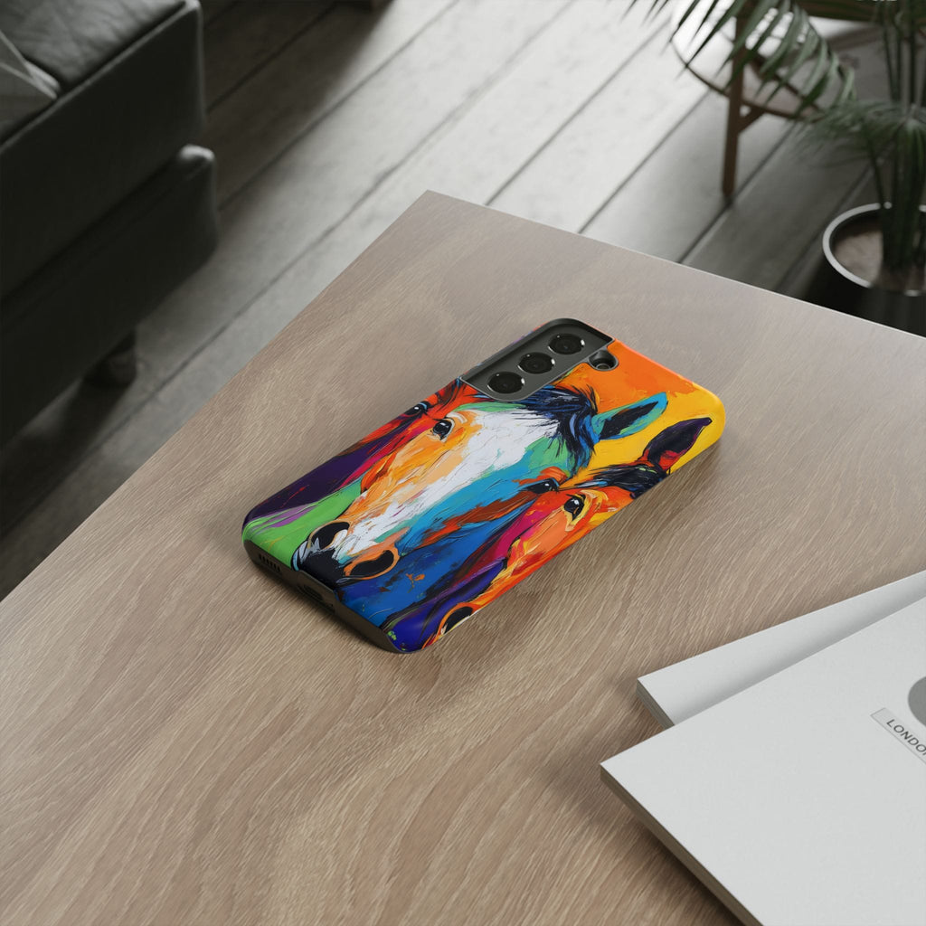 Colorful Horse Head Phone Case