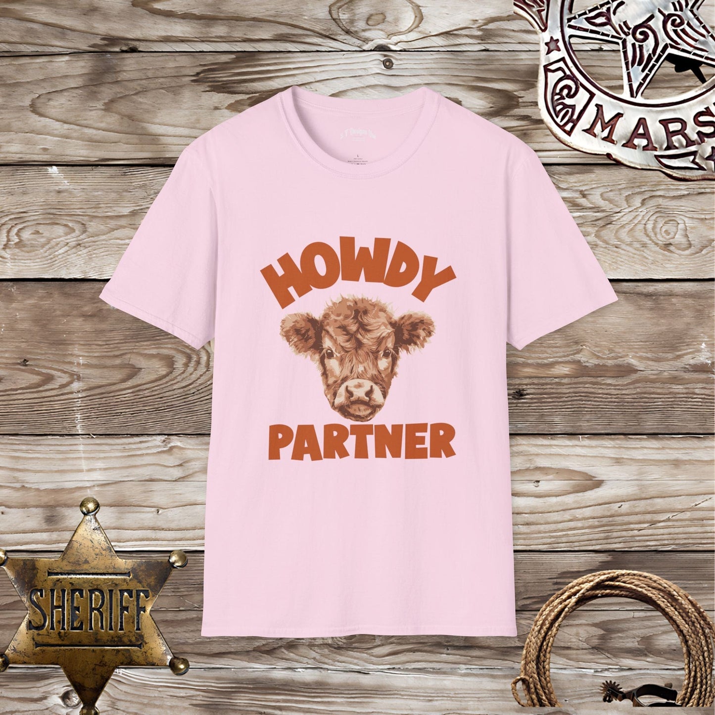 Softstyle Unisex T-Shirt: Howdy Partner