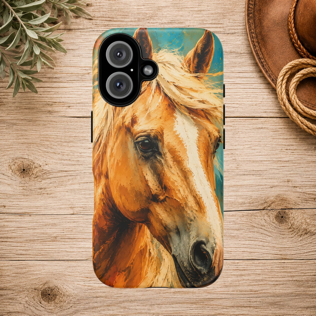 Golden Spirit Horse Phone Case