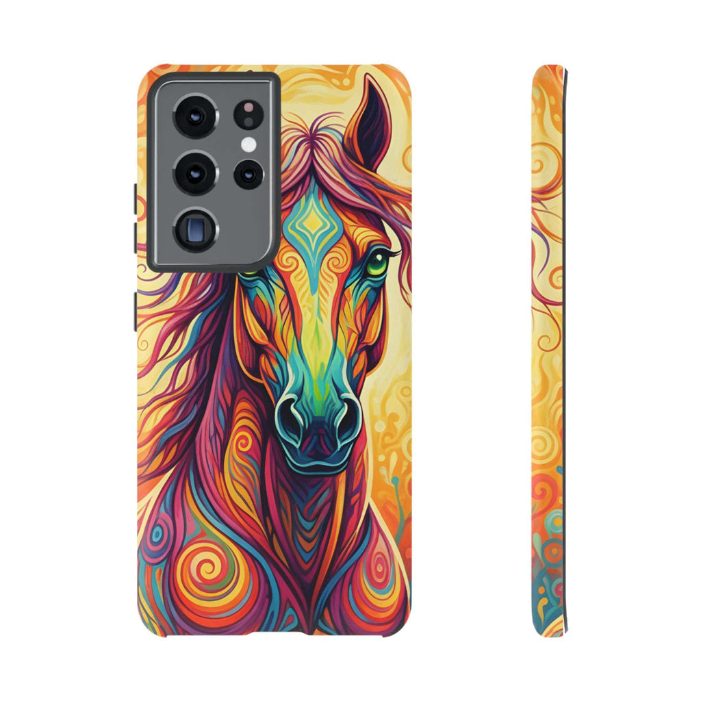 Vibrant Swirl Stallion - Phone Cover