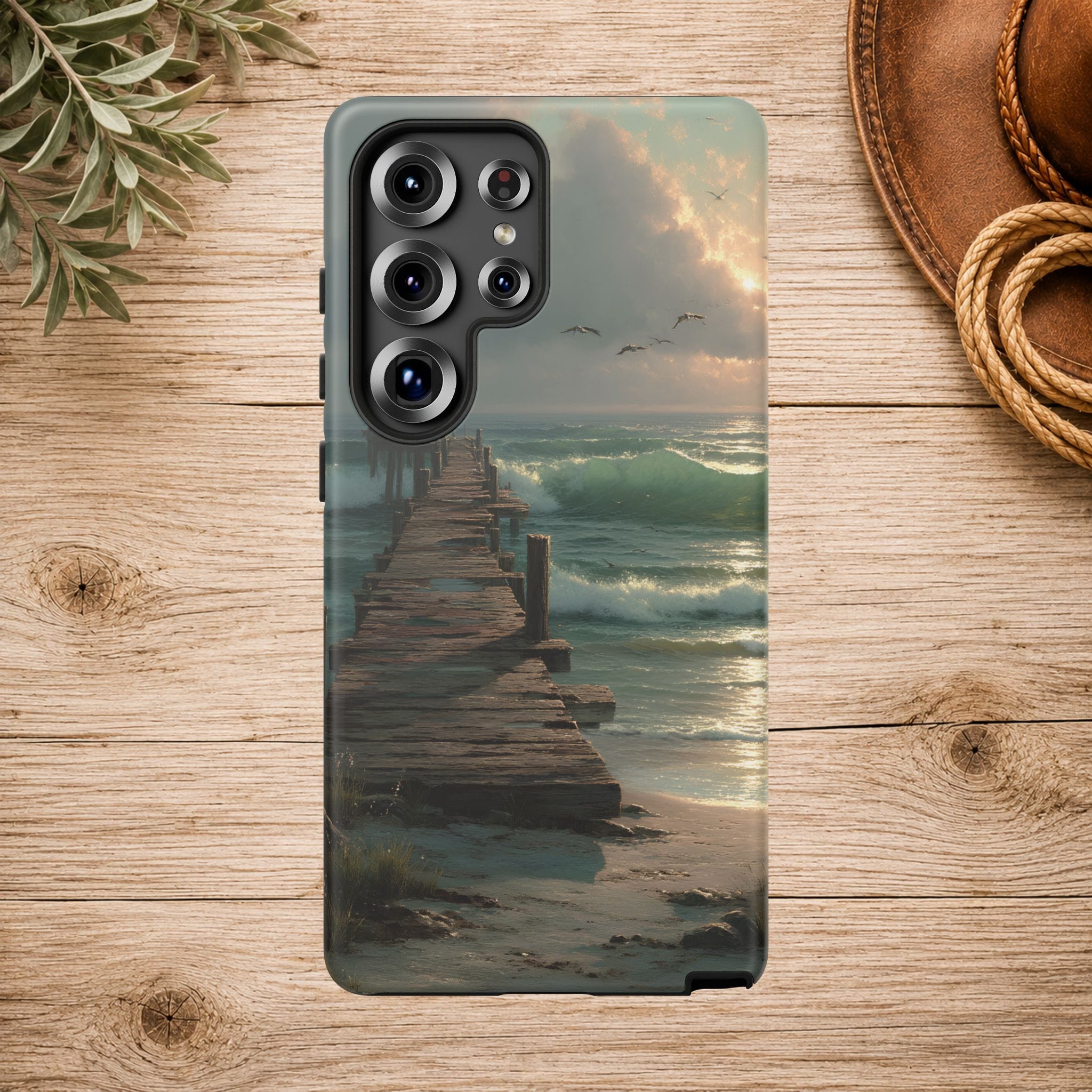 Wooden  Seaside Pier Phone Case