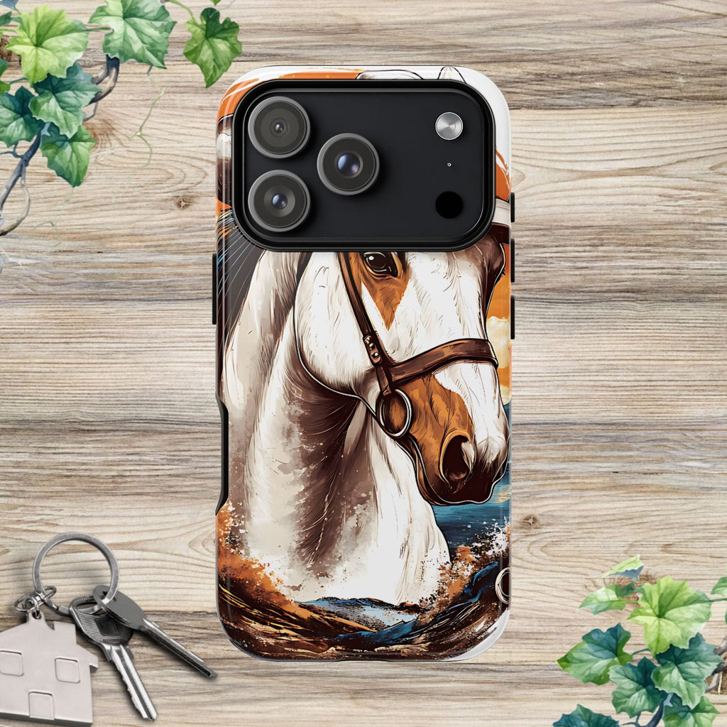 White Hat Horse-Phone Cases