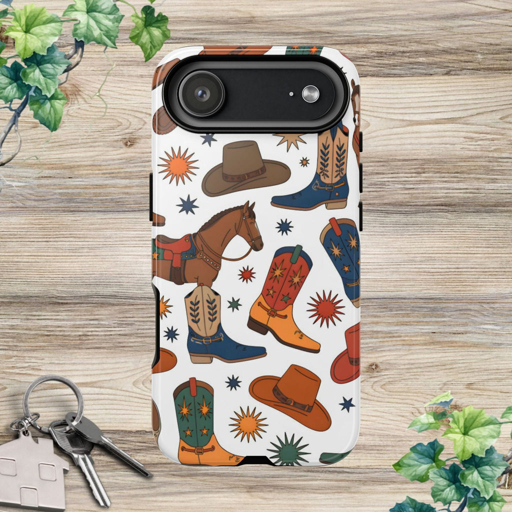 Cowboy Boots, Hats & Horses Phone Case
