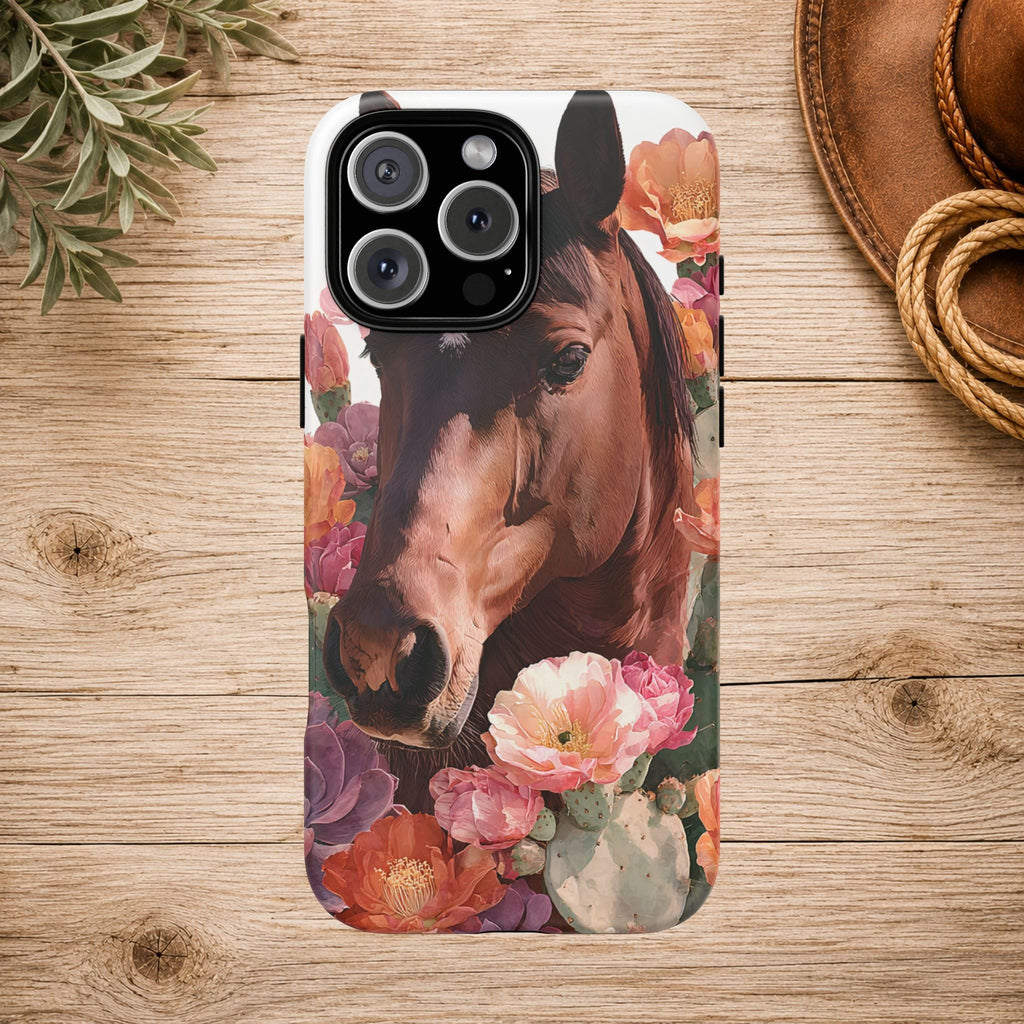 Horse Floral Phone Case