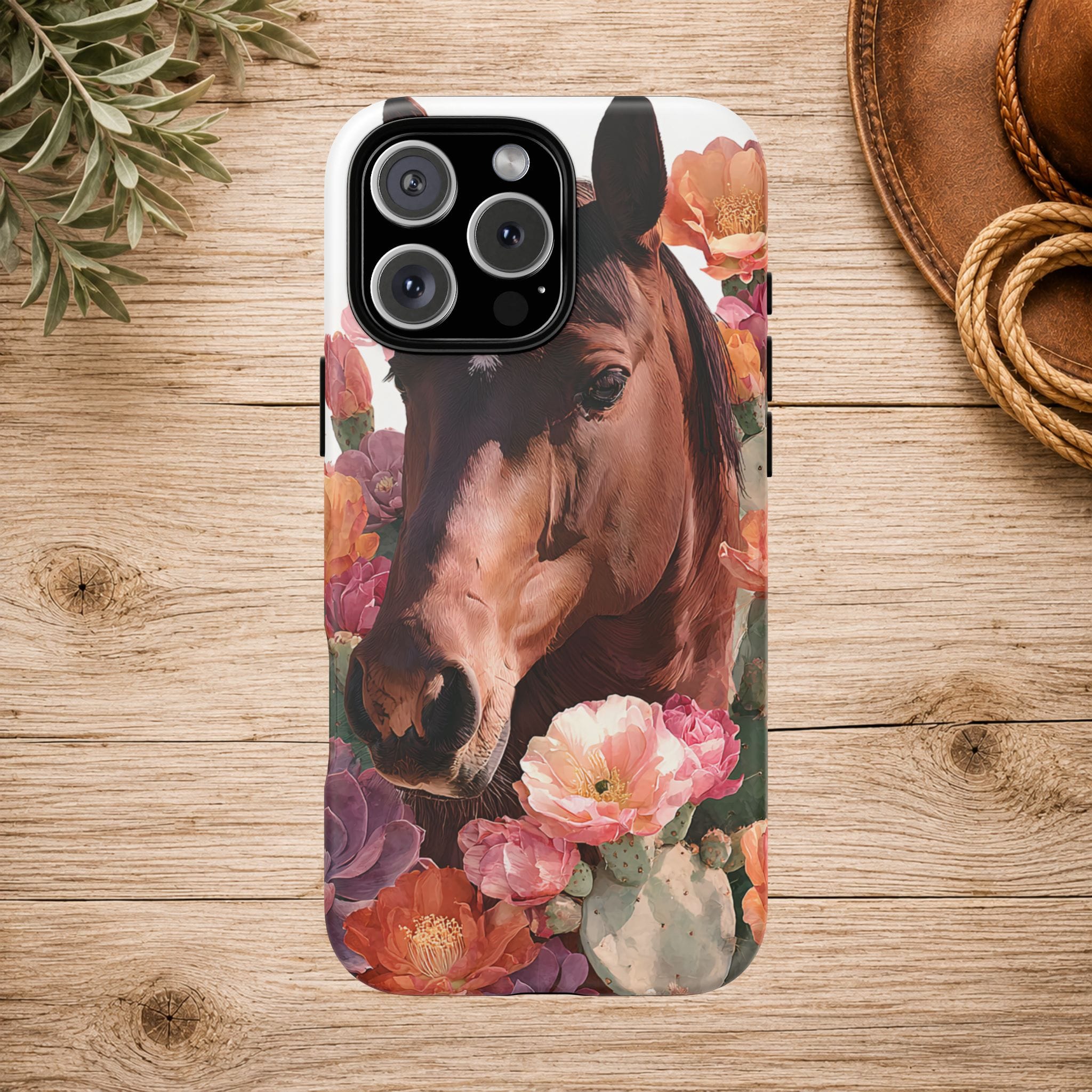 Horse Floral Phone Case