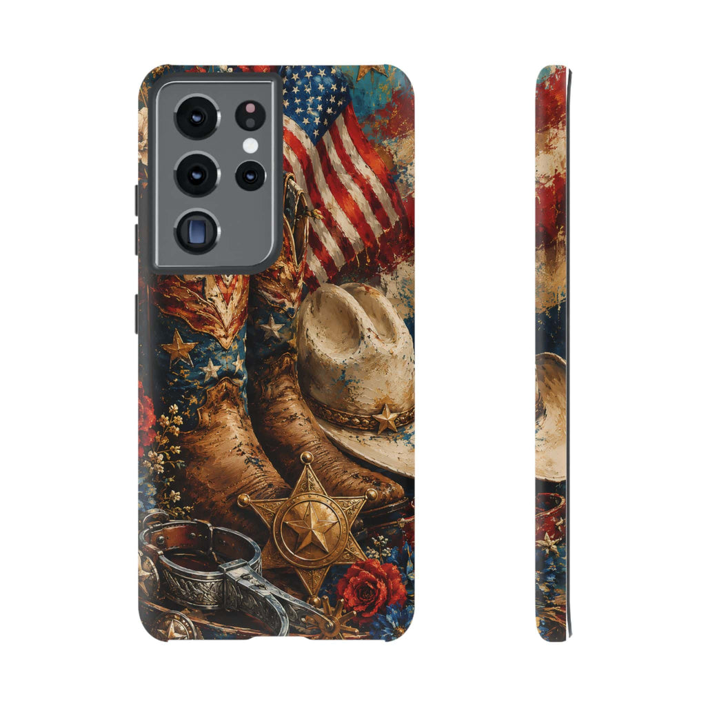 Patriotic Cowgirl Phone Case