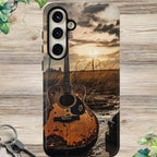 Guitar in a Wet Field -Phone Case