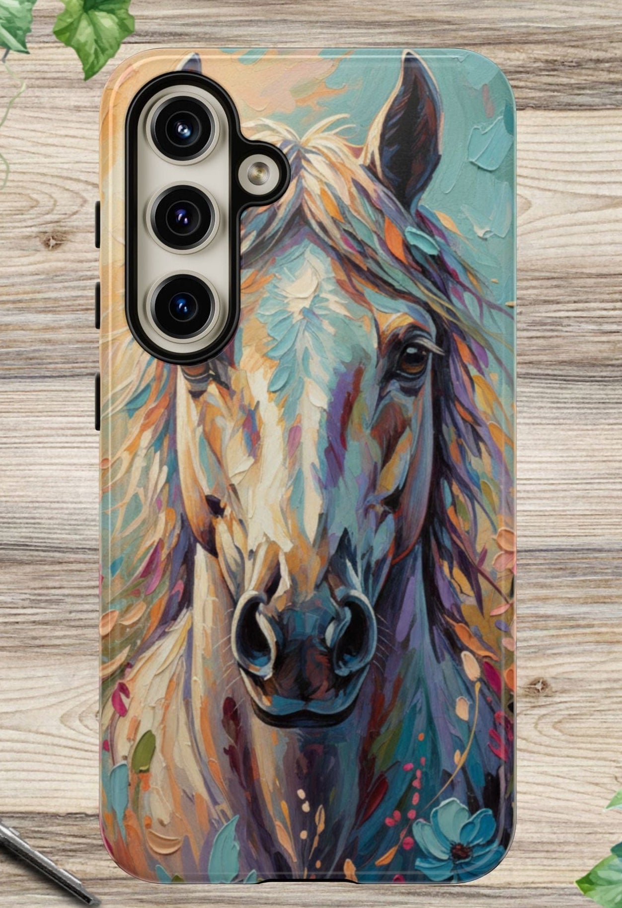 Blooming Spirit Horse Phone Case