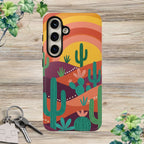 Desert Sunset Cactus Phone Case