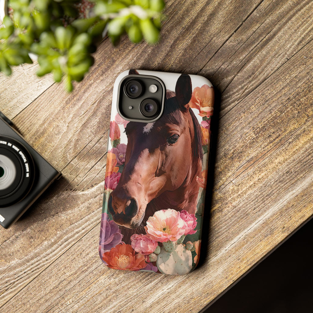 Horse Floral Phone Case