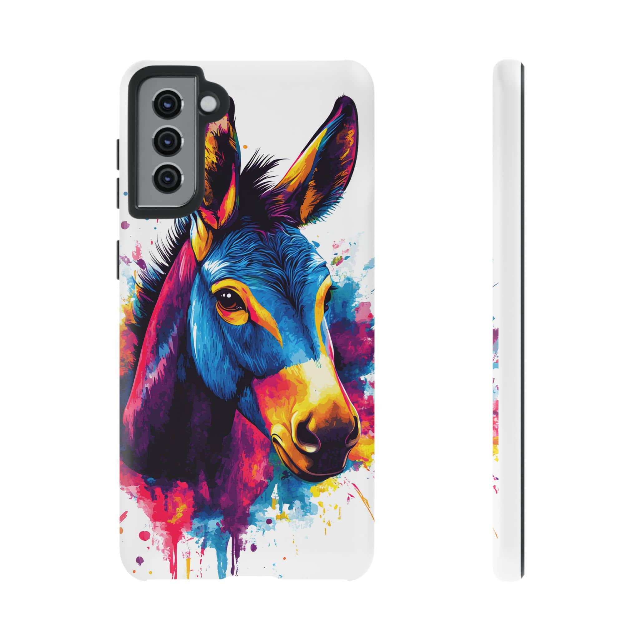 Color Splash Donkey Phone Case