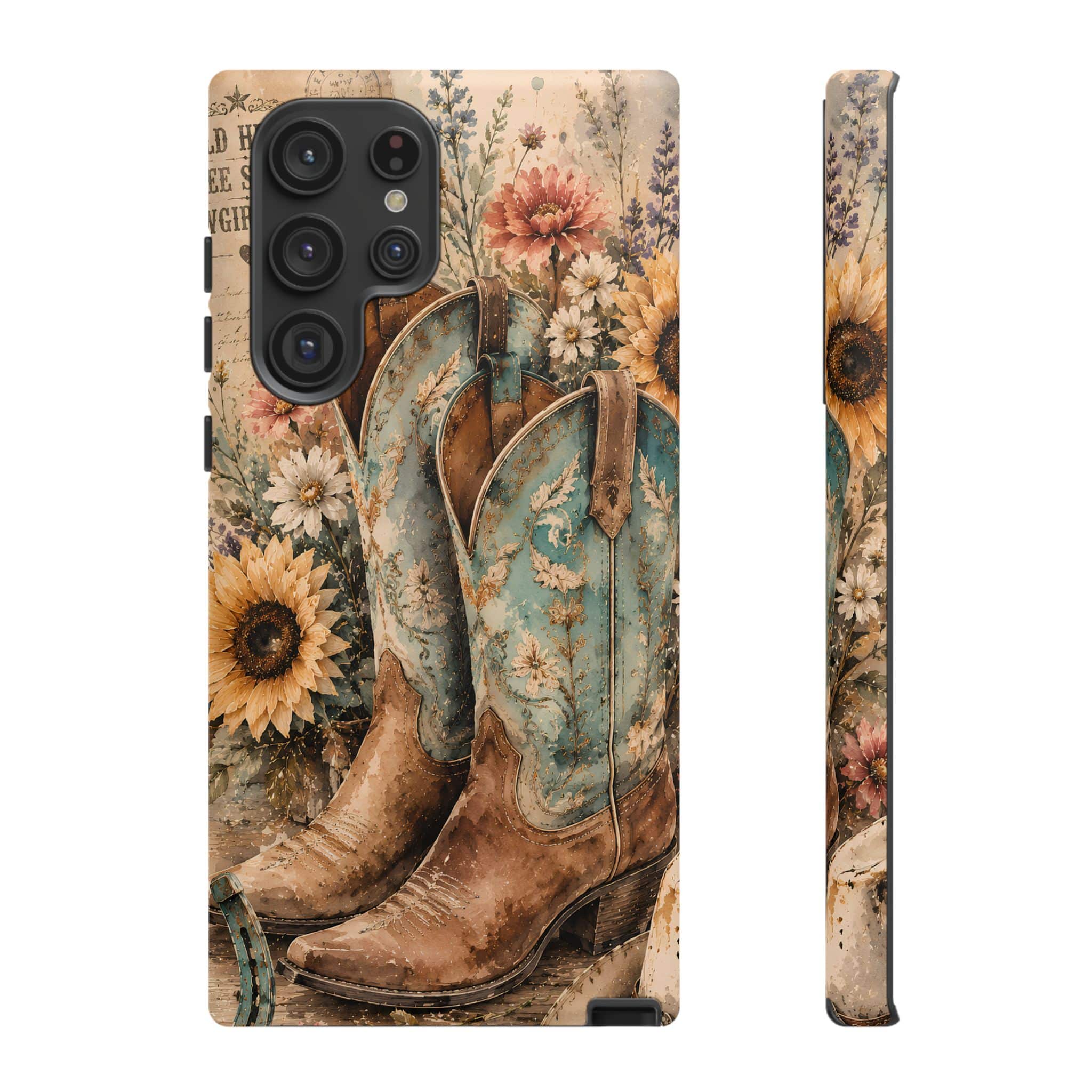 Rustique Sunflower Western iPhone Cover