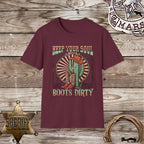 Soul Clean and Boots Dirty-T-Shirt