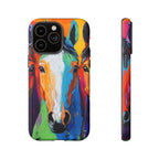 Colorful Horses Head - Phone Case
