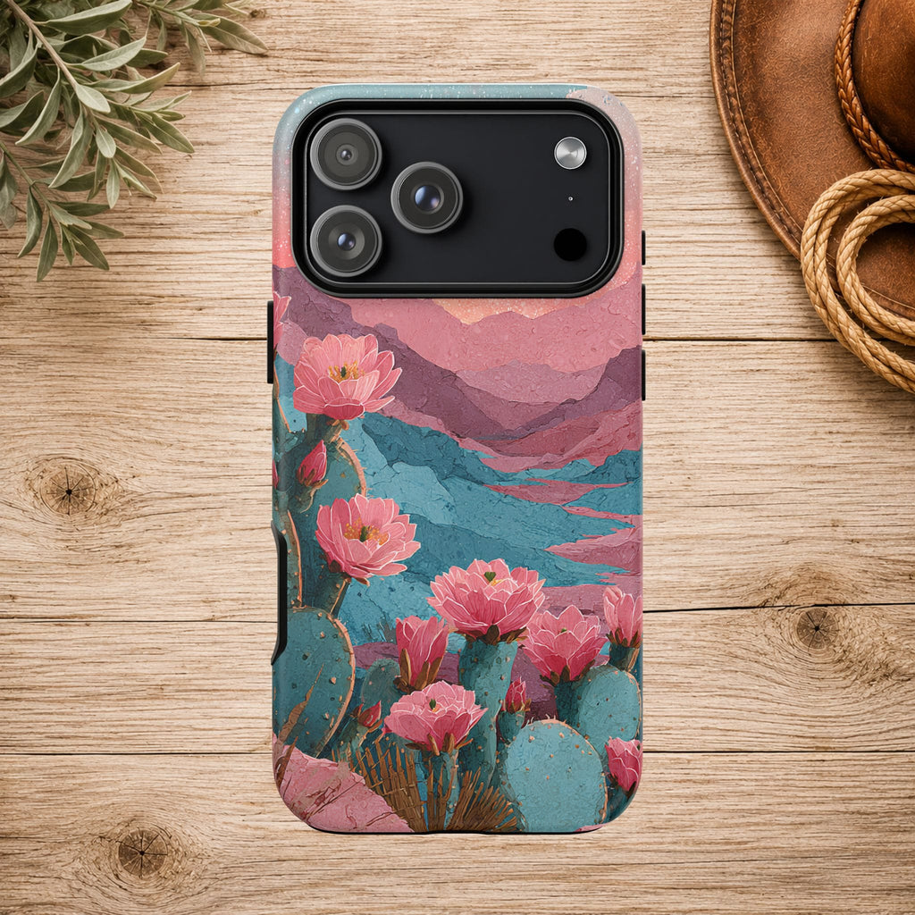 Desert Bloom Sunset Phone Case