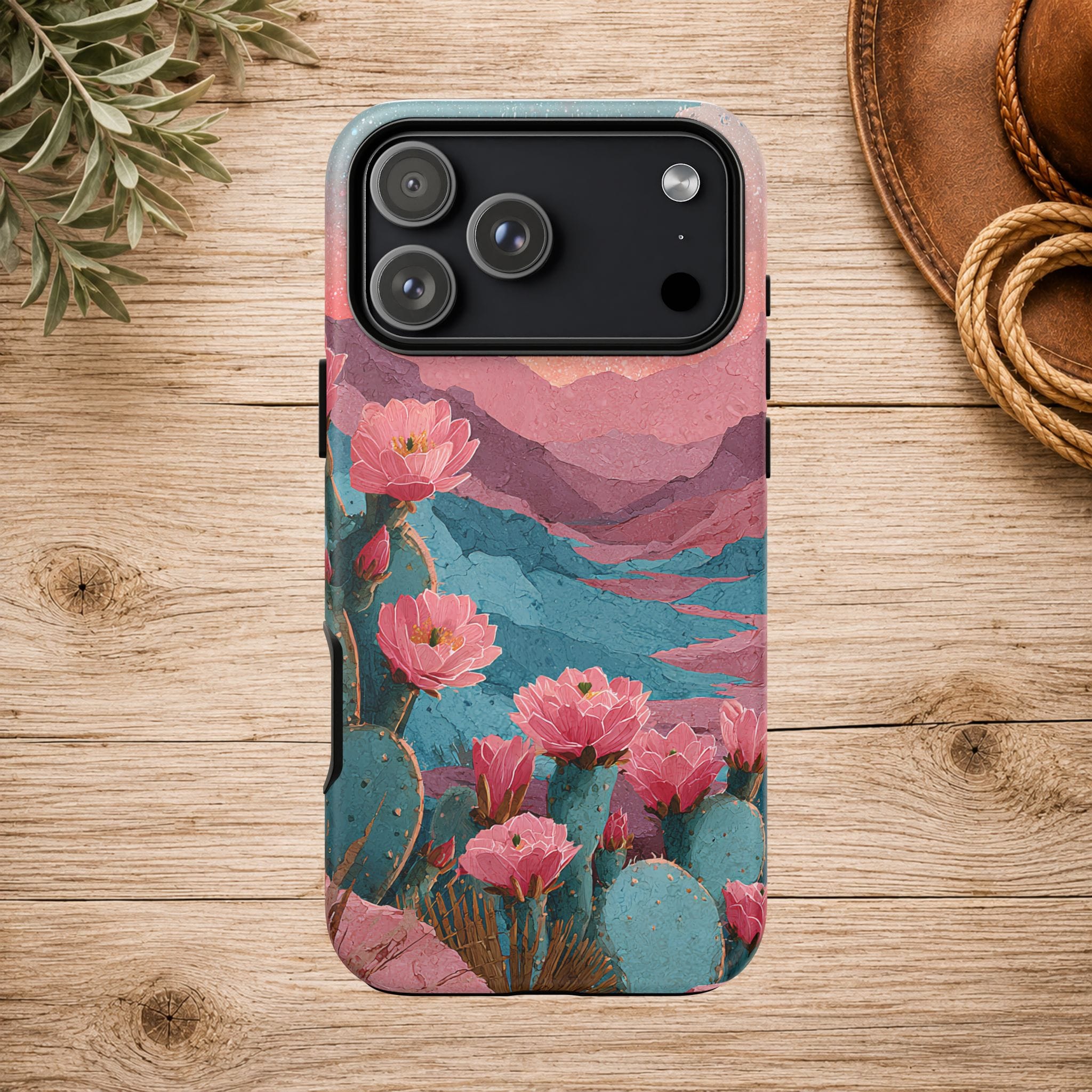 Desert Bloom Sunset Phone Case