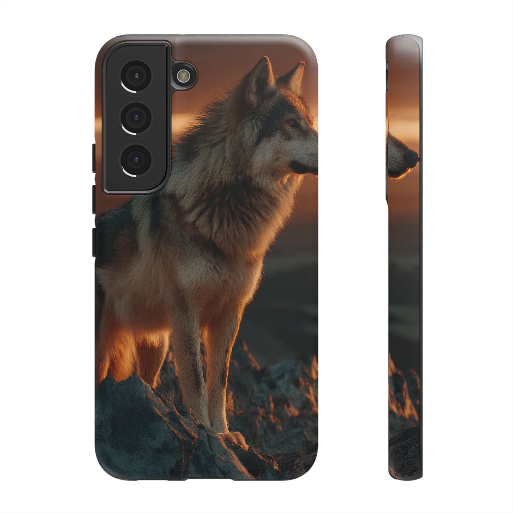 Wolf Sunset Phone Case
