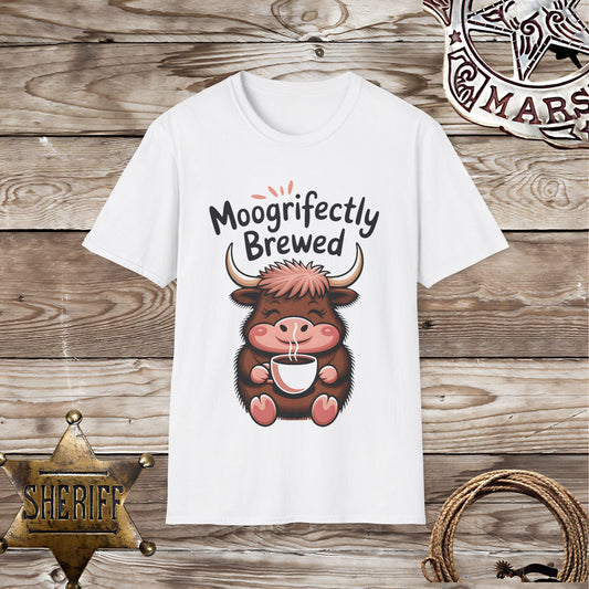 Purrfectly Brewed Unisex T-Shirt –