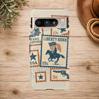 Liberty Rider Vintage Western Patriotic Phone Case