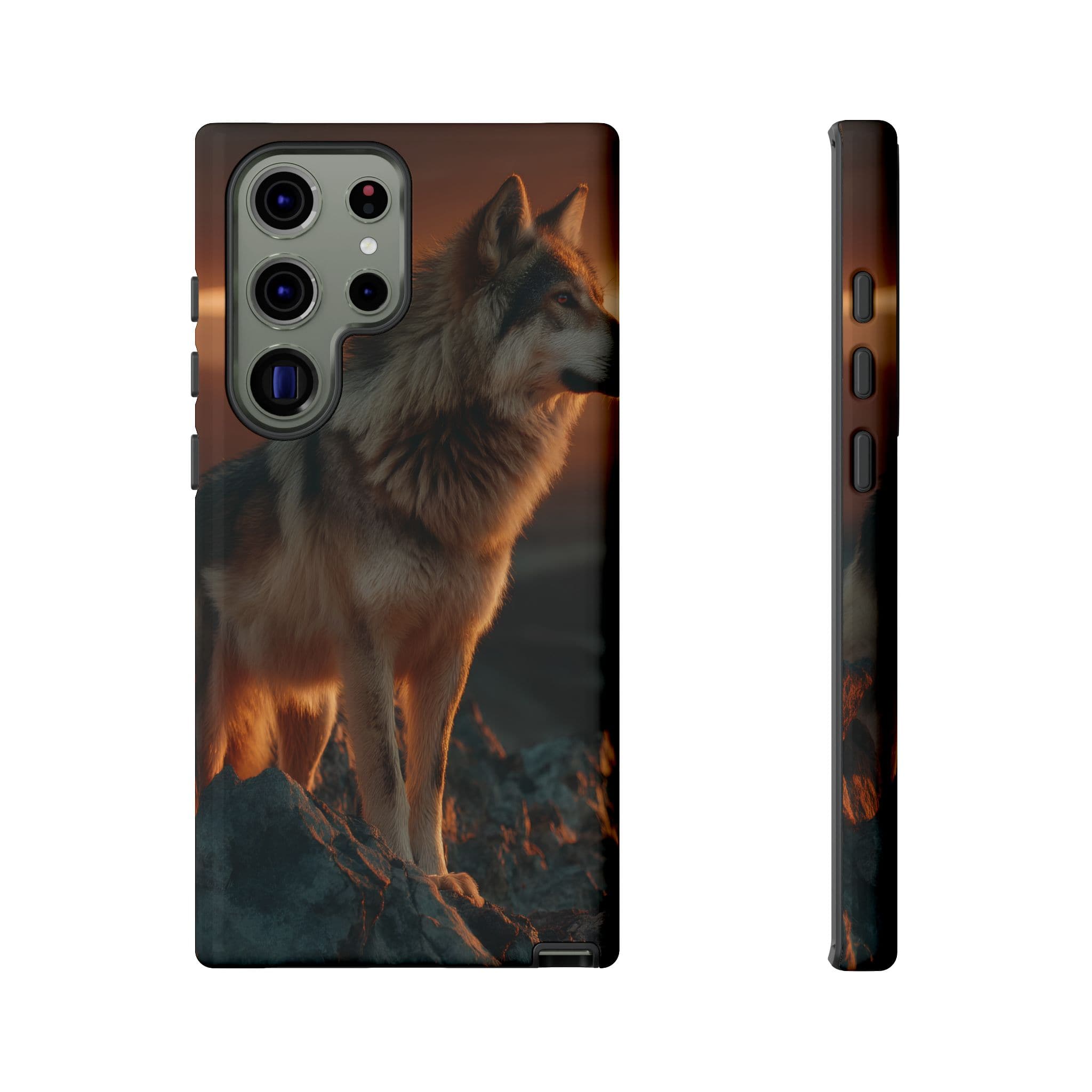 Wolf Sunset Phone Case