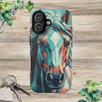 Colorful Horse Head – Turquoise